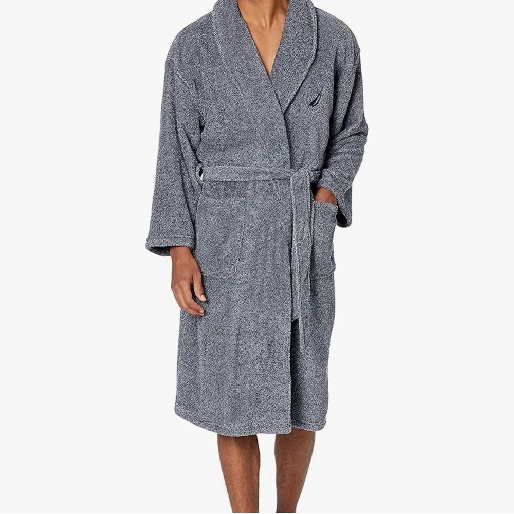 Cozy Gray Bathrobe